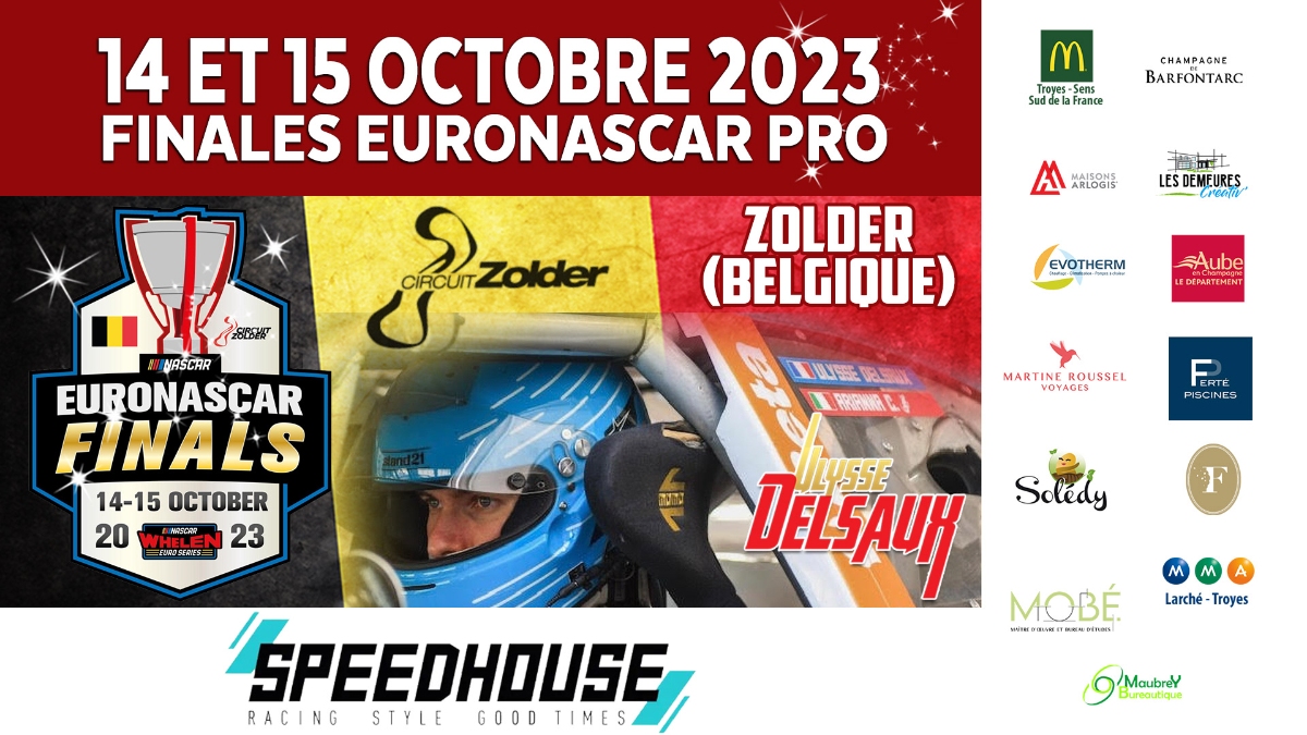 Finales Euronascar 2023 à Zolder (Belgique) - 14 et 15 octobre 2023